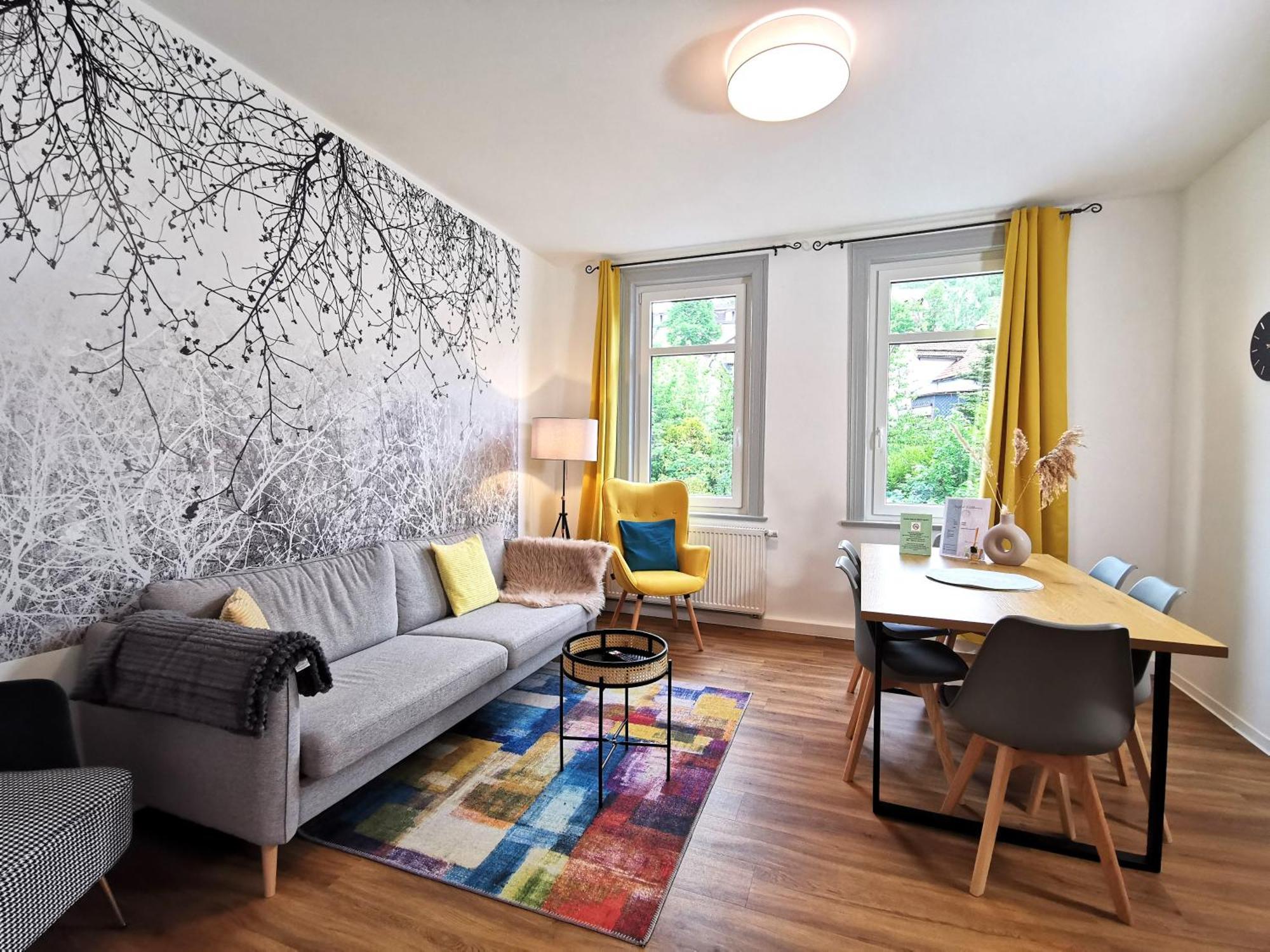 Bohnapartments - Stadtblick Zechenhaus - Balkon - Gratis Parkplatz - Wlan - Sehr Ruhig - Barrierearm Ильменау Экстерьер фото